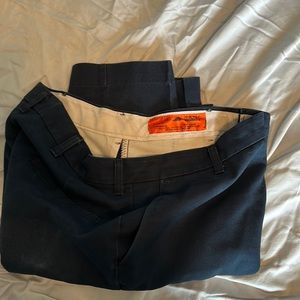 Red Kap touch tex men’s pant  34 x 32 Navy excellent condition